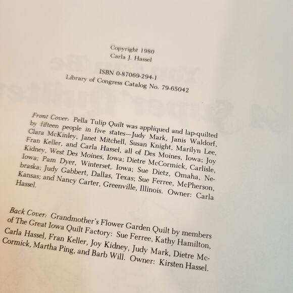 Lot of 2 Carla J Hassel Quilting Books Super Quilter I & II Vtg 1980s Patterns - Picture 4 of 16